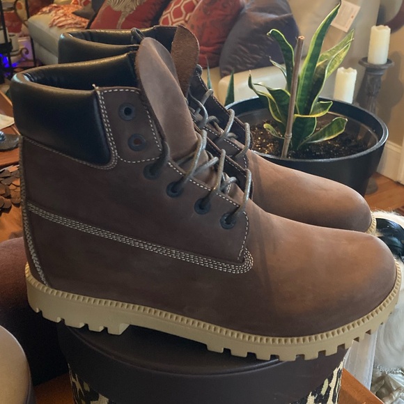 Birkenstock Brown Unisex Lace Up Boots - Slip Resistant - Picture 7 of 15